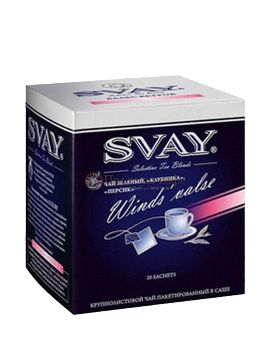 Чай зеленый Svay Winds Valse (Вальс Ветра), упаковка 20 саше по 2 г
