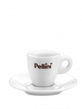 Кофейная пара Pellini, чашка (70мл) + блюдце