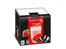 Кофе в капсулах Noble Strawberry Milk (Нобле Строубери Милк), упаковка 16 капсул, формат Dolce Gusto (Дольче Густо)