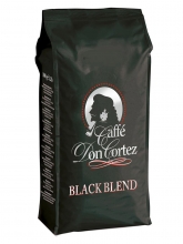 Кофе в зернах Carraro caffe Don Cortez Black (Карраро Дон Кортез Черный)  1 кг, пакет с клапаном