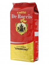 Кофе в зернах De Roccis Rossa Cremoso (Де Роччис Росса Кремосо)  1 кг, пакет с клапаном