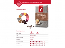 Кофе в зернах Julius Meinl Caffe Crema Intenso (Юлиус Майнл Каффе Крема Интенсо)  1 кг, пакет с клапаном