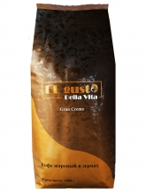 Кофе в зернах El Gusto Gran Crema (Эль Густо Гран Крема) 1кг, пакет с клапаном