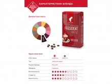 Кофе в зернах Julius Meinl President Classic Collection (Юлиус Майнл Президент)  250 г