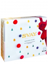 Чай ассорти Svay Winter Story,  упаковка 48 пирамидок (36 шт. по 2,5 г, 12 шт. по 2 г)